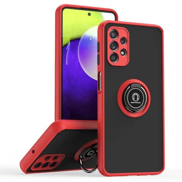 Protective Matte Case With Ring Stand