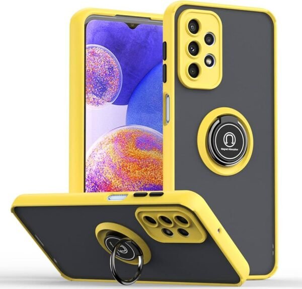 Protective Matte Case With Ring Stand